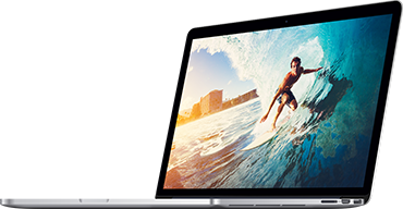 Laptop streaming HD video
